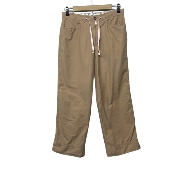 Horny Toad Women’s Tan Wide Leg Pants Size 6 - Picture 1 of 6